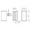 Rectagular Ribbed insert [057] (057352069903)
