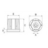 Heavy duty round threaded insert [280-1] (280031322016)